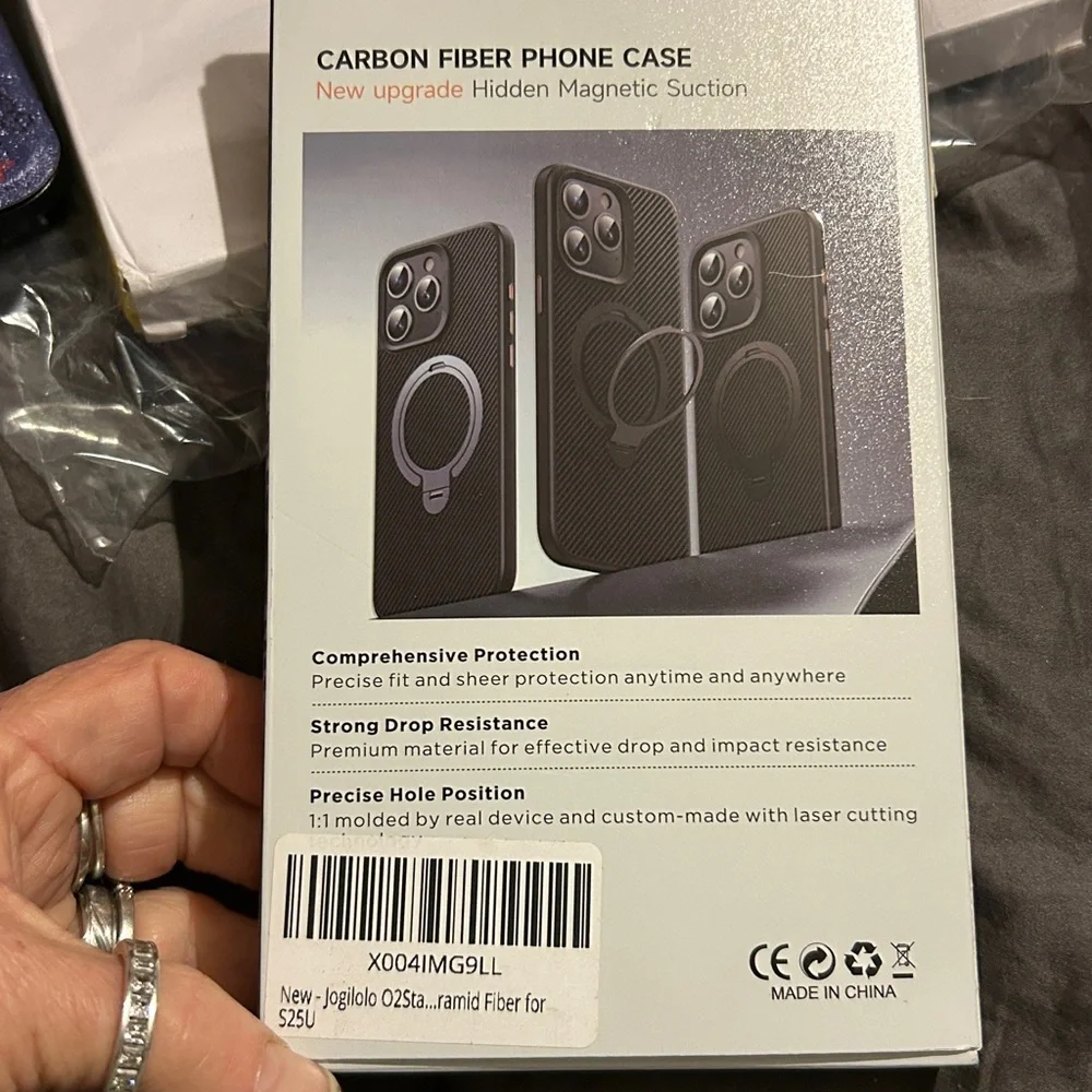 MagSafe Carbon Fiber Phone Case for S25U